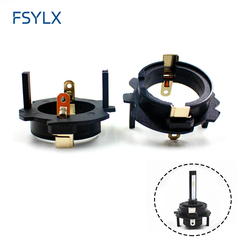 FSYLX LED H7 adapter led halter basis forVW GOLF 5 H7 buchse Auto LED  Scheinwerfer Lampen halter lampe Adapter lampe halter adapter - AliExpress