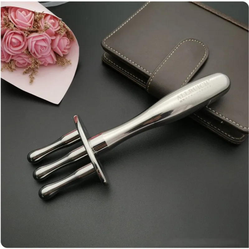 Trigeminal magnetic fork magnetic acupoint massage on meridians and collaterals acid expelling rod dredging lymph magnetic fork