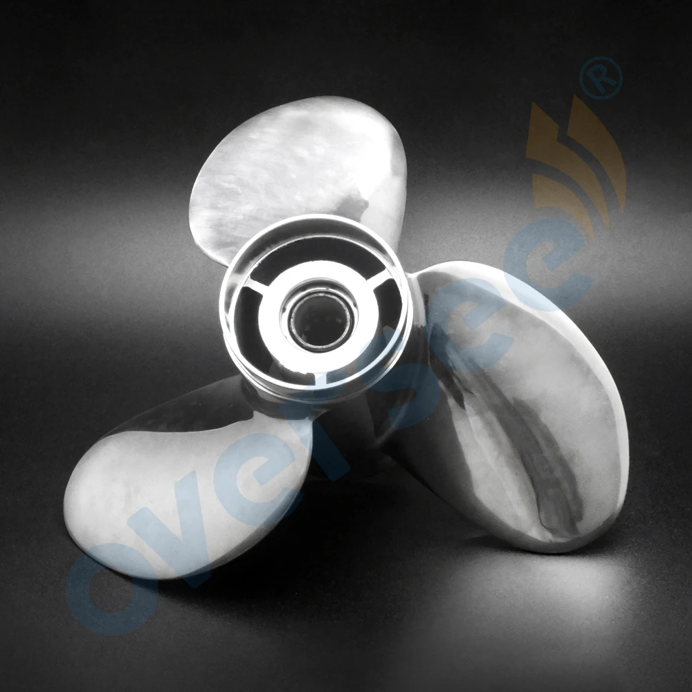 663-45974 Stainless Propeller For Yamaha Outboard Motor 663-45974-60-98 Size 11-1/2x12