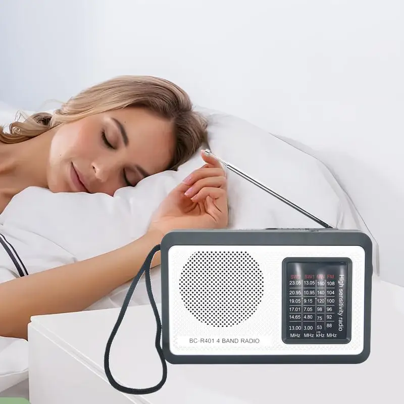Portable AM FM Radio AM Radio Small FM AM Speaker Battery-Powered For Travel Outage Survival Poolside Storm Beach Home Hiking