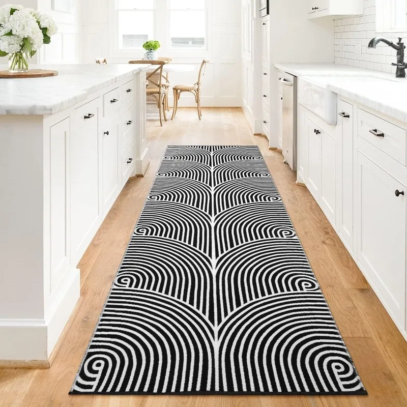 

Machine Washable Rug Runner Large Laundry Room Rug Extra Long Hallway Rug Cotton Woven Outdoor Carpet