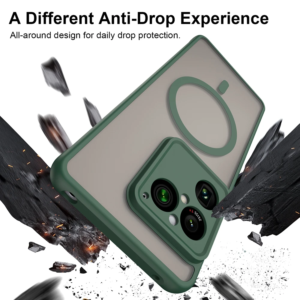 Magnetic Matte Frosted Protective Phone Case