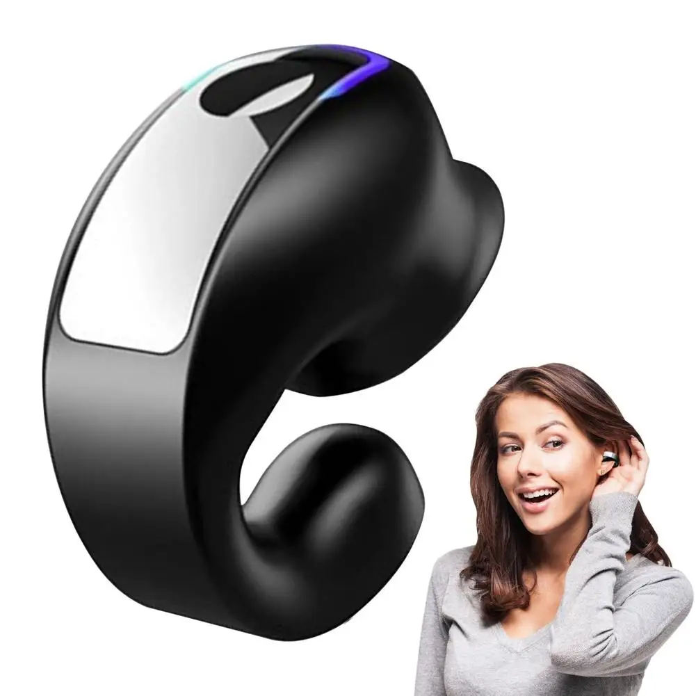 Фото Наушники с костной проводимостью Gd28, Bluetooth-совместимые наушники 5,3, легкие деловые спортивные наушники №2
