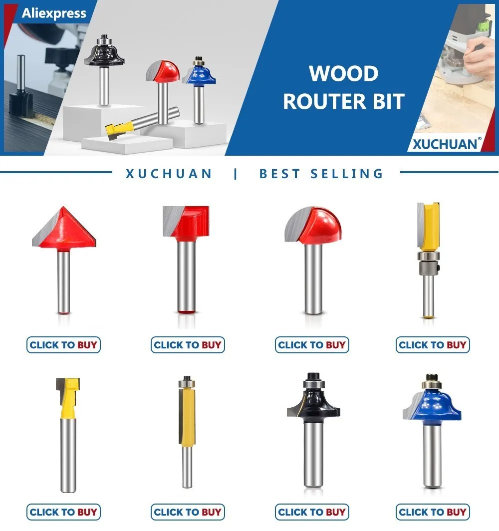 XCAN T-Slot Router Bit CNC Router Bit Wolfram Hartmetall Fräser 8mm Schaft Für Holzbearbeitung Gravur Werkzeuge holz Router Bits – Detail 2