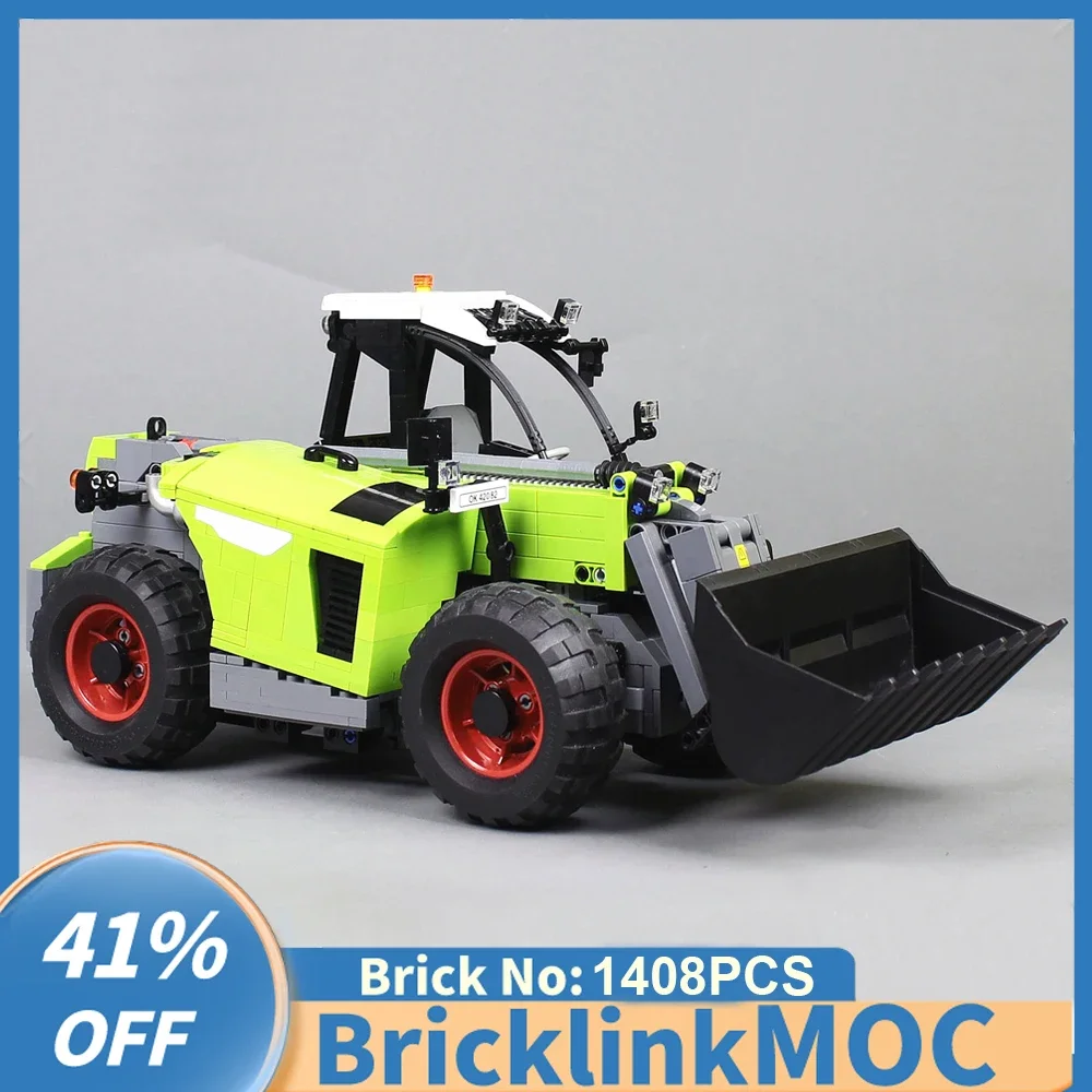 Rc Telehandler Model NEW 1:17 MOC 1408PCS RC CLAAS Scorpion 756 telehandler model DIY ...