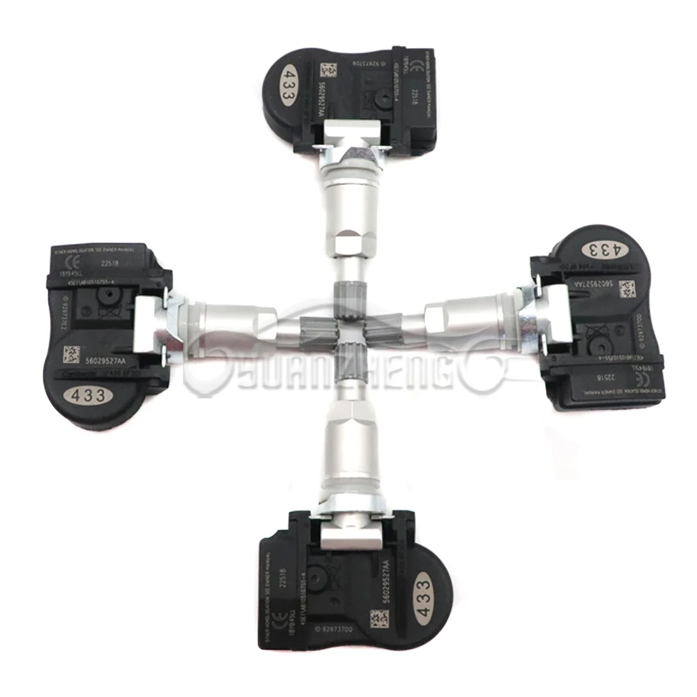   TPMS Ÿ̾ з ͸ ý, ׳ ׷ ī 2008-2010 433MHZ 68001698AC, 56029527AA