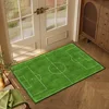 Soccer Sports Football Field Patterned Living Room Area Rug Green Field Carpet Modern Bedroom Non-Slip Home Decorative Floor Mat 3