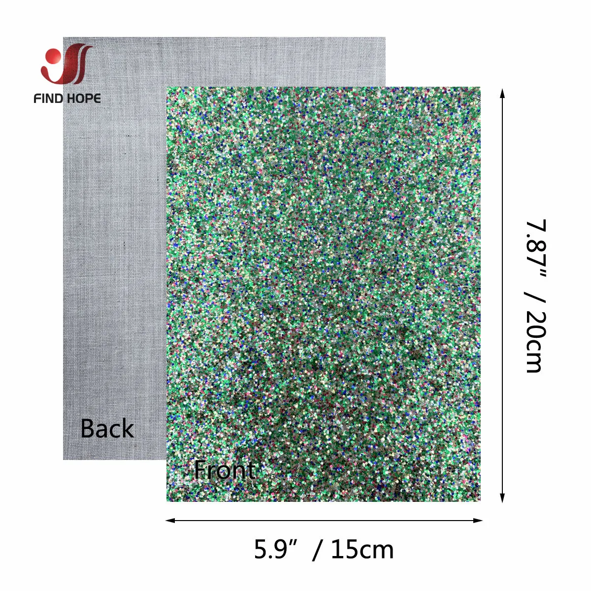 30Pieces/Set 20*15cm Fine Chunky Glitter Synthetic Vinyl PU Leatherette Fabric Shiny DIY HairBow Handmade Earring Decoration