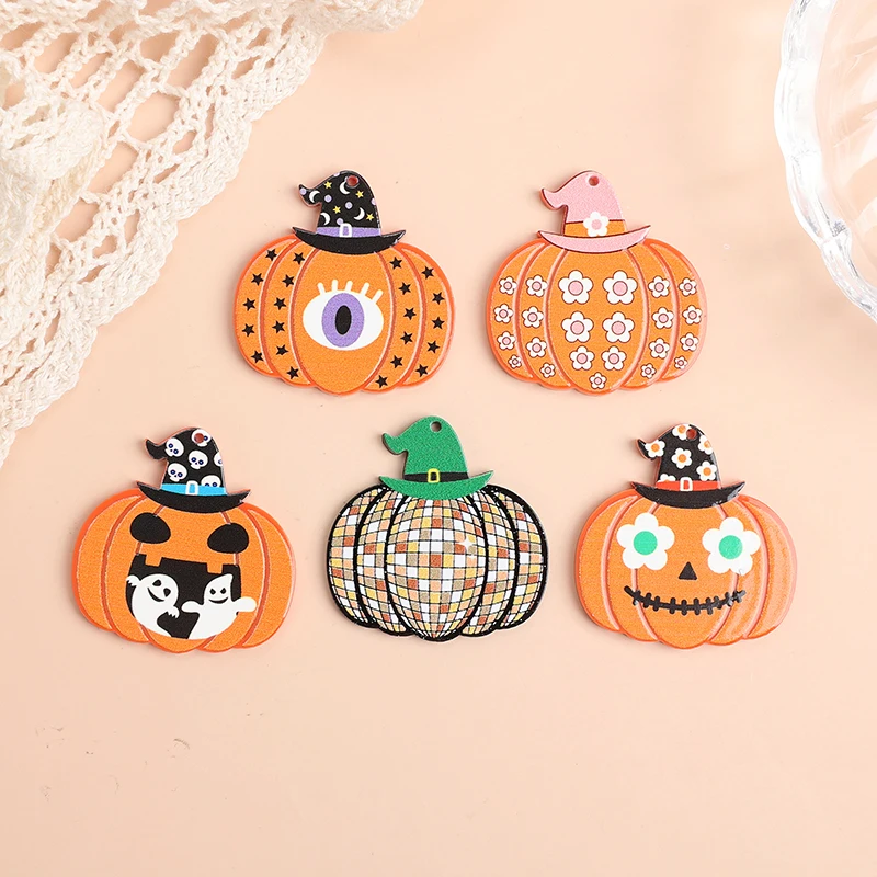 3 Uds. De Dij De Calabaza Fantasma 3D De Halloween, Colgante