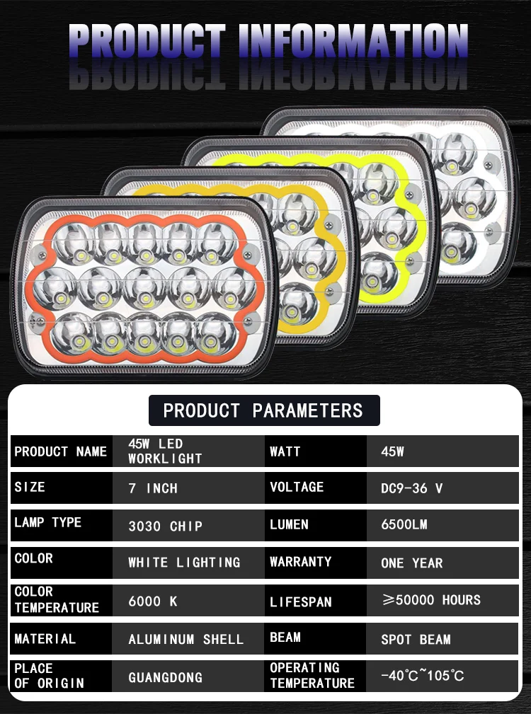 7inch LED Work Light Bar Long Lighthouse Led Work LED Offroad LED Bar 4 Inch Spo