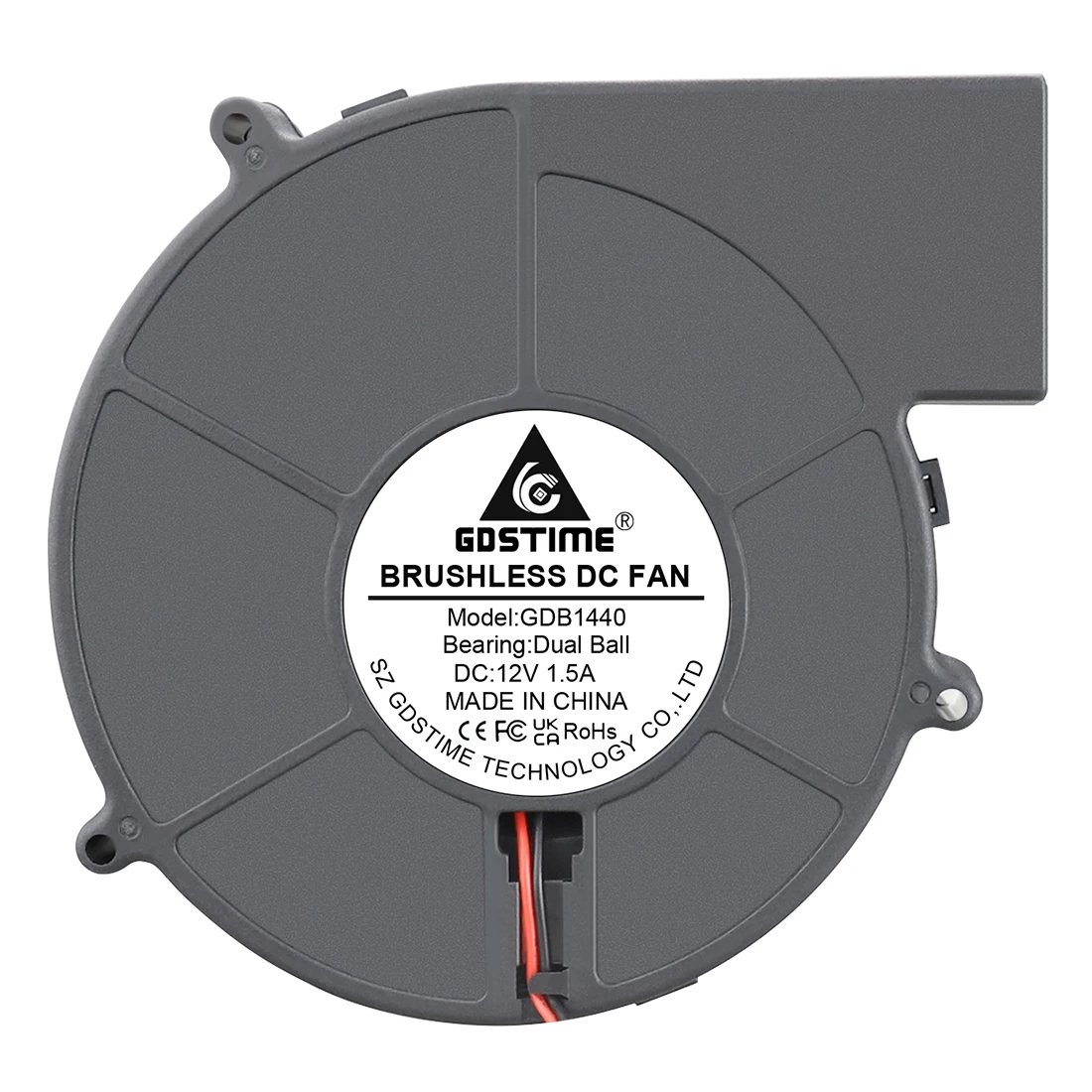 Gdstime 140*40 mm dc 12v 14040 Axial dc Ventilador para Compressor de Refrigeração da Turbina da Máquina da Limpeza a Seco Peças - Imagem 6