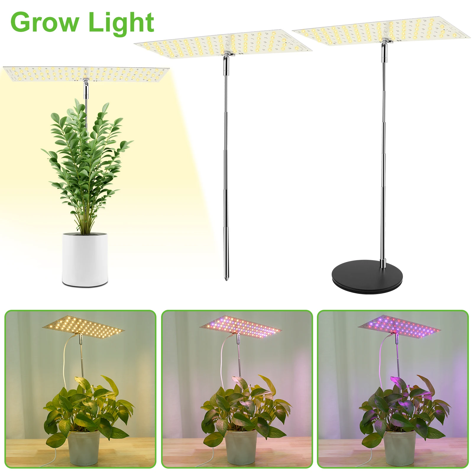 

Grow Light Height Adjustable Plant Grow Lamp Dimmable Brightness Full Spectrum Grow Light Bright LED Plant Light lant Grow Light