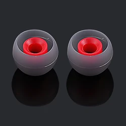 Universal Silicone Ear Tips - Soft Replacement Earbuds - 3 Pair (M)
