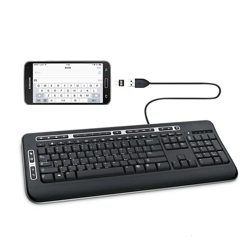 Micro USB OTG Adapter Type C to USB Female Data Connector