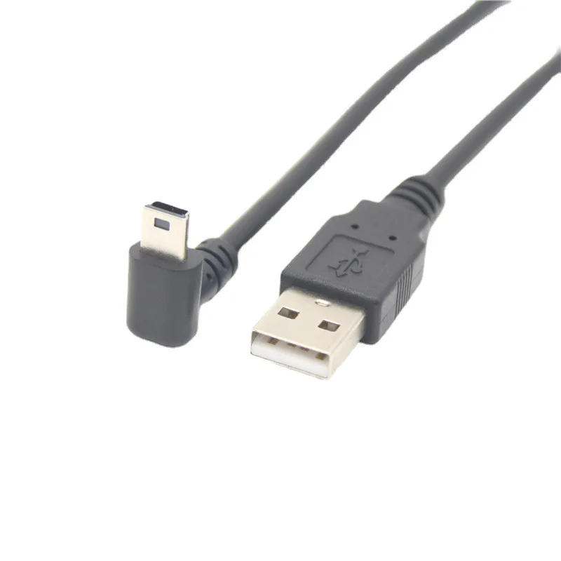 90 degree elbow mini usb Charging Cable up and down left and right elbow T-port V3