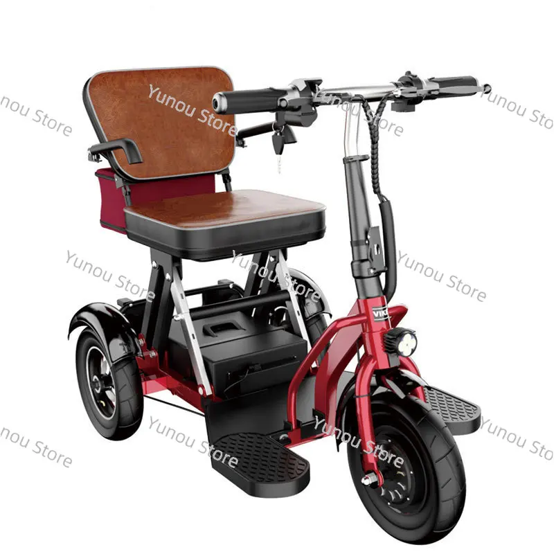 

Elderly leisure electric tricycle, scooter, folding electric vehicle, adult small mini disabled car