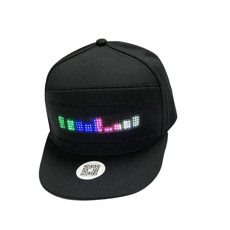 LED Hat Bluetooth LED Hip Hop Caps with Luminous Scrolling Message Display  Board Party Festival APP Control Editing Shining Hat - AliExpress