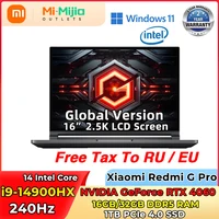 Xiaomi Redmi G Pro 2024 E-Sport Gaming Laptop Intel i9-14900H RTX4060 GPU 16G/32G 1TB SSD 16” LCD 240Hz 2.5K Game Mi Notebook 1