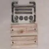 Industrial Pipe Shelf Bathroom Shelves Wall Mounted Rustic Wood Shelf with Towel Bar Farmhouse Towel Rack Over Toilet 6