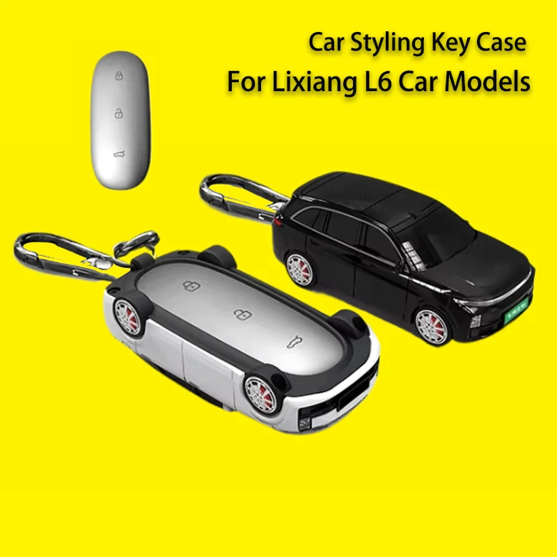 Automodell für LEADING IDEAL Lixiang L6 L7 L8 L9 ONE 2022 2023 2024 Li Fernbedienung Autoschlüsseletui Schlüsselhülle Fob Halter Zubehör