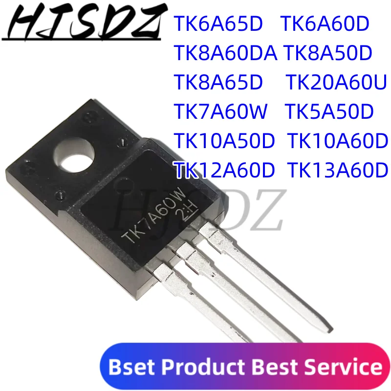 10PCS K7A60W TK6A65D K6A65D TK6A60D TK8A60DA TK8A50D TK8A65D TK20A60U ...