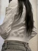 Cuteandpsycho Vintage Zip Up Chic Jackets Autumn Streetwear Pockets Harajuku Solid Coats Casual 2000s Basic Y2K Aesthetic Cloth 2