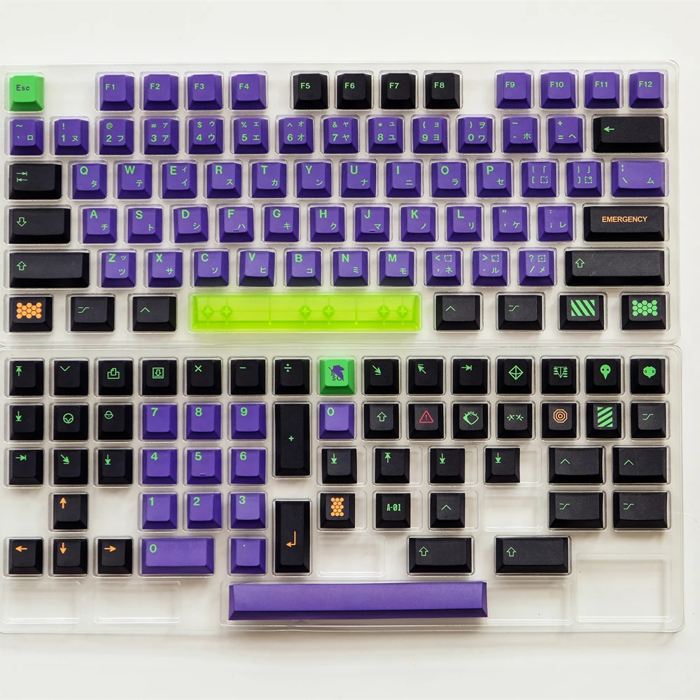 

129 Key 7U EVA keycap First Number Keycap PBT Thermal Sublimation Animation Mechanical Keyboard Is Applicable