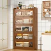 Nordic Floor-standing Kitchen Cabinets for Small Apartment Kitchen Storage Cabinet Modern Minimalist Household Cupboard Storage 1