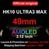 HK10 ULTRA 3 MAX Smartwatch 2025 49mm HD AMOLED 4G ROM Bluetooth Call Network Chat Robot Clock NFC Compass Smart Watch Men Women 2