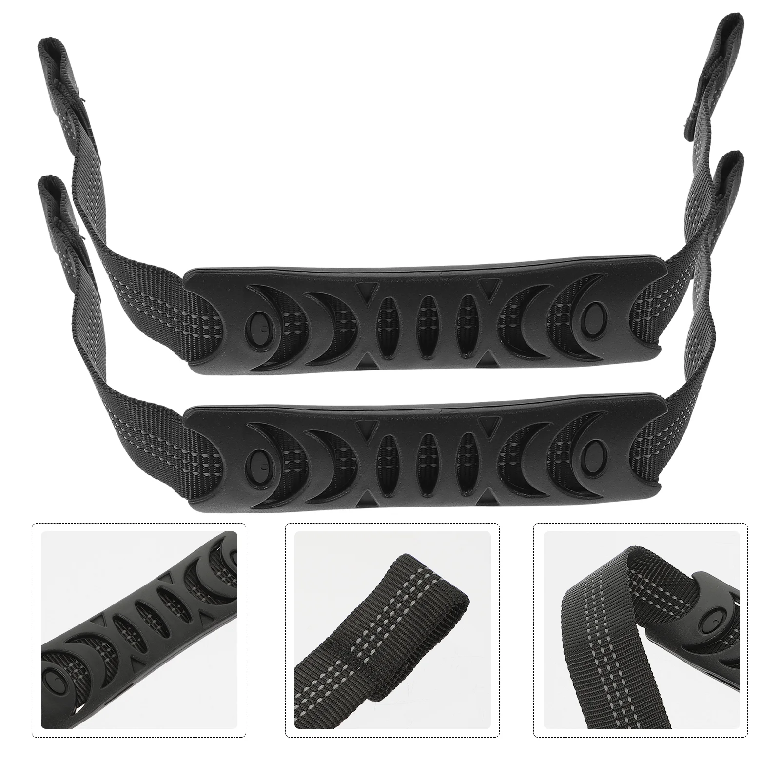 

2 Pcs Chair Armrest Nylon Headrest Handle Car Supply Assist for Elderly Door Strap Grab Accessories Handles