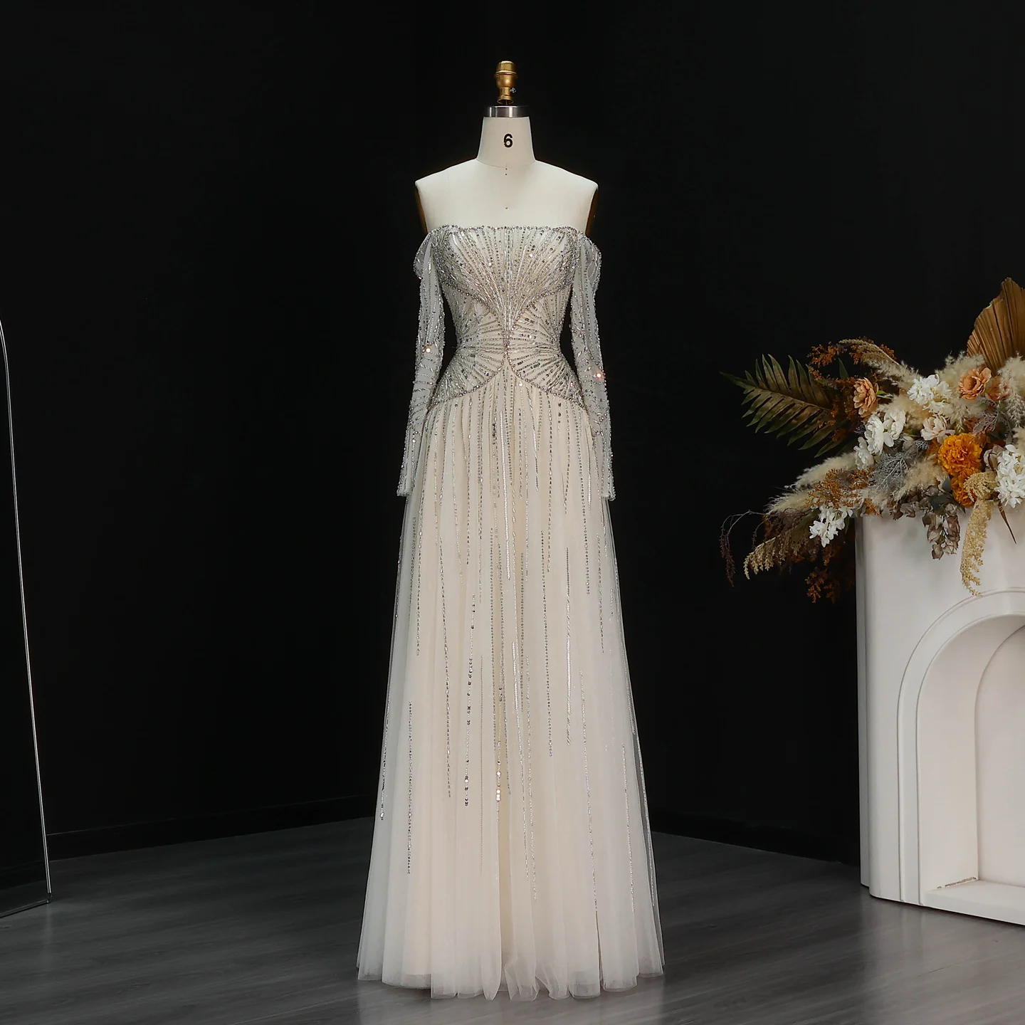 Sharon Said Luxury Dubai Evening Dresses for Women Off Shoulder Long Sleeves Beaded Saudi Formal Party Gowns SS507 Customized - AliExpress 320 Sharon Said Luxury Dubai Evening Dresses for Women Off Shoulder Long Sleeves Beaded Saudi Formal Party Gowns SS507 Customized - AliExpress 320