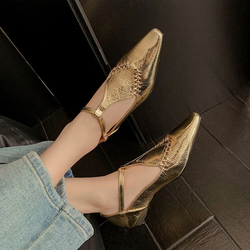 NEW Spring/Summer Women Pumps Genuine Leather Shoes for Women