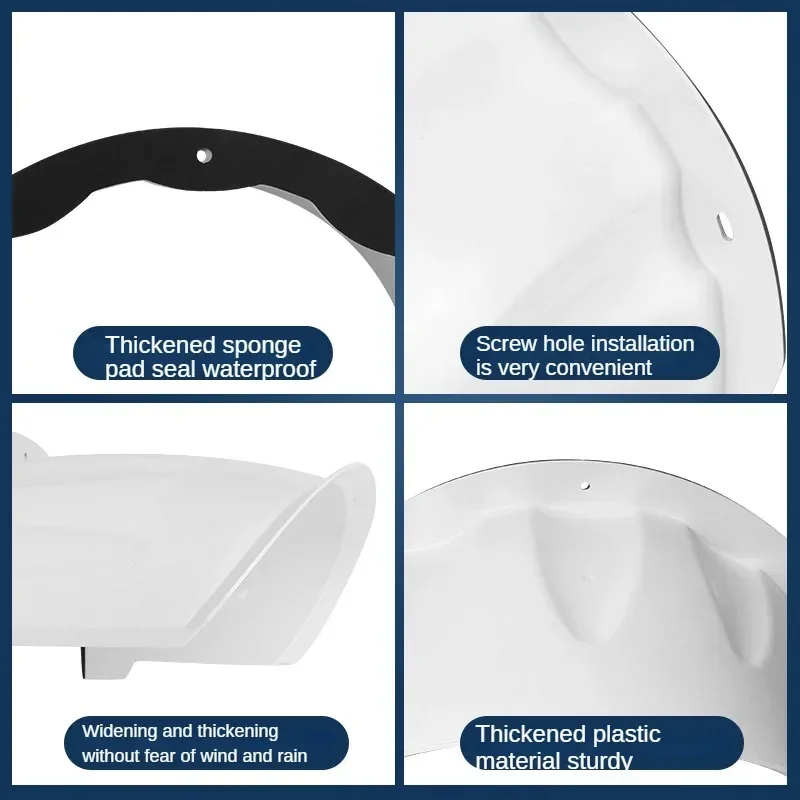 Universal Sunshade Rainshade Camera Cover Shield for Outdoor Monitoring Rain Cover Sunscreen Rainproof Dustproof
