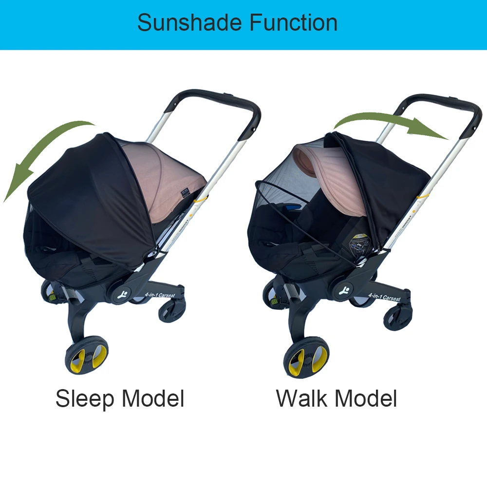 COLU KID&reg; Stroller Accessories Mosquito Net Compatible with Doona Car Seat Stroller Infant Basket Sun Visor Cover Newborn stroller mosquito net