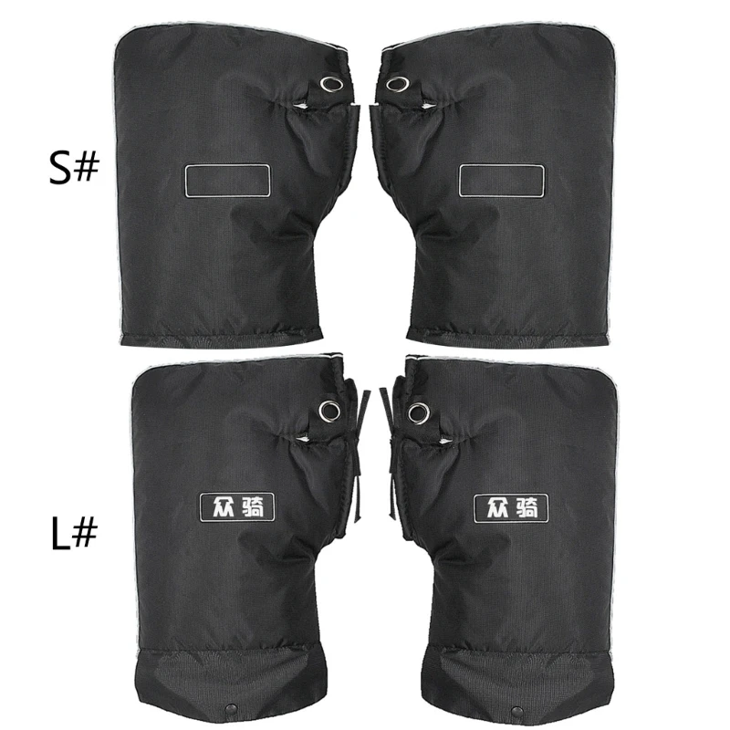 1Pair Motorcycle Handlebar Muffs Protective Motorcycle Scooter Thick Warm Grip