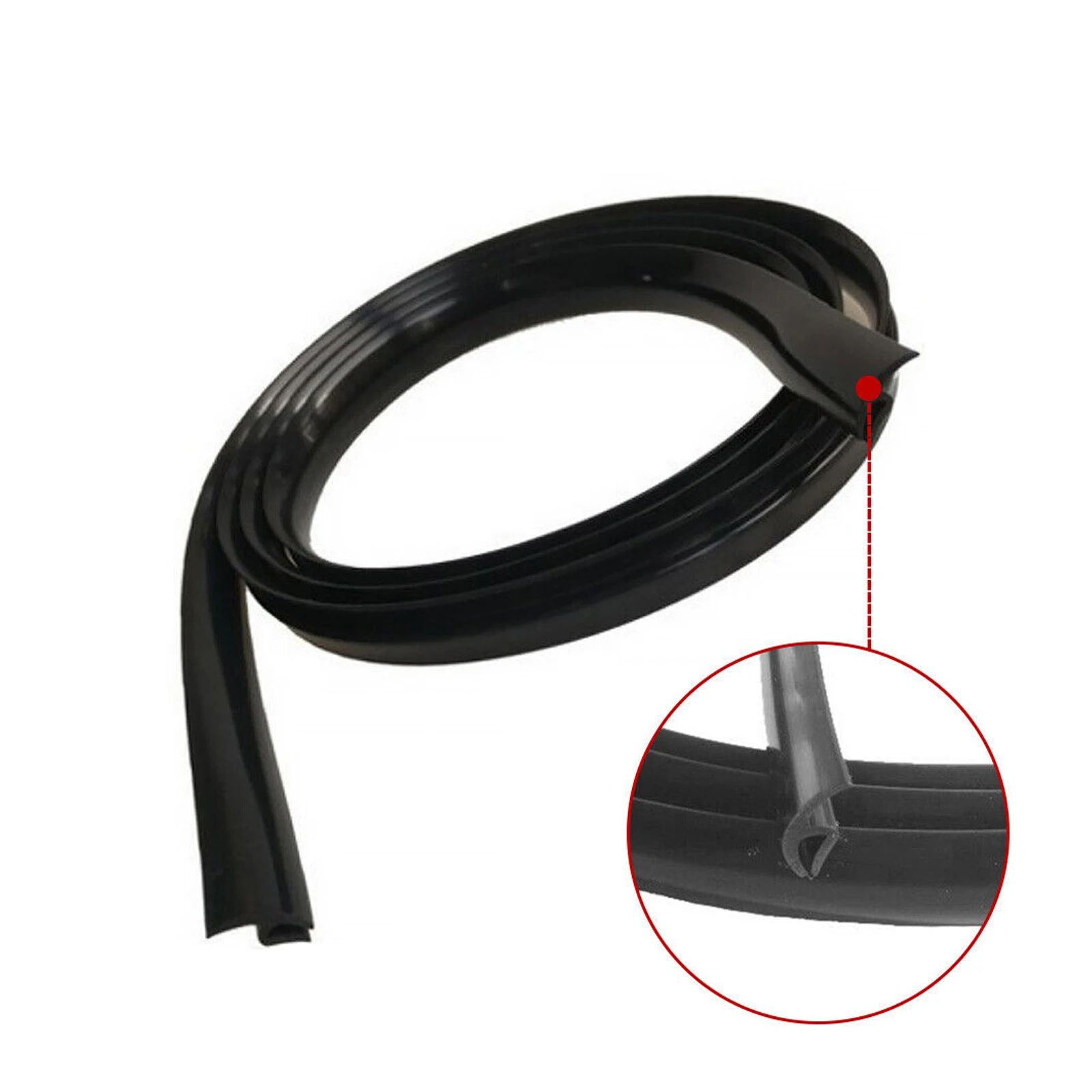 1pcUniversalCarRubberSealUnderFrontWindshieldPanelSealedStrip
