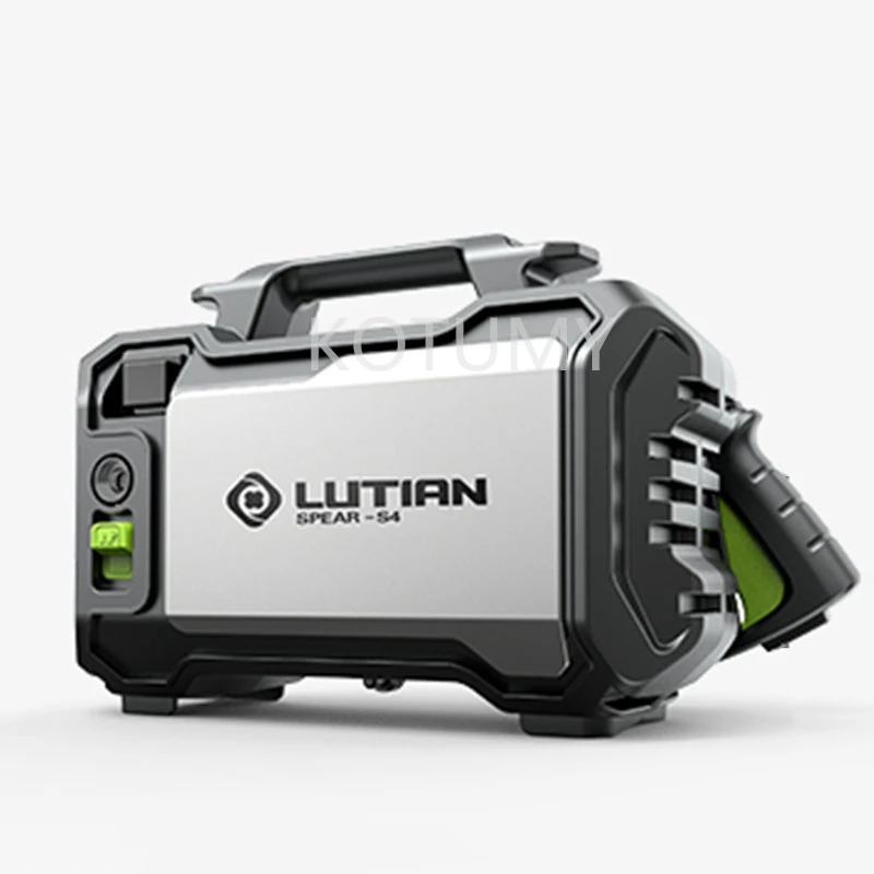 휴대용 고압 세차기 물총 키트, 가정용 정원 바닥 클리너, IPX5 방수, 1400W, 220V