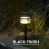 Lighting 4PK Pathway Lights Low Voltage 2.2 Watt LED 12V AC Landscape Lights 30 Lumen Warm White with Cable Connectors Metal Sta 3
