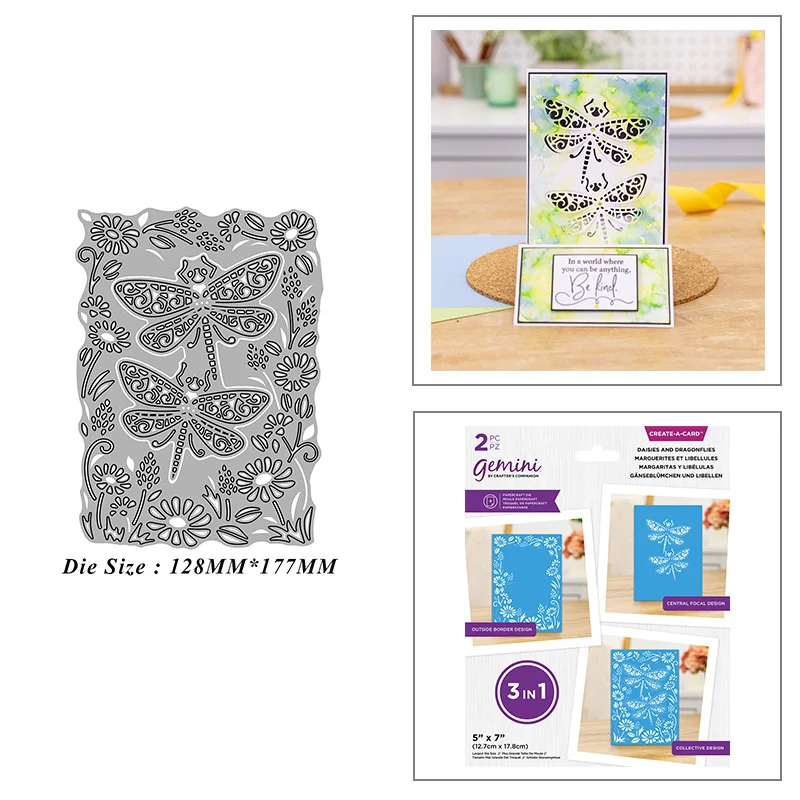 

Металлические Вырубные штампы в виде стрекозы для «сделай сам», альбом для скрапбукинга, бумажная открытка, украшение, ремесла, тиснение, новые штампы 2022