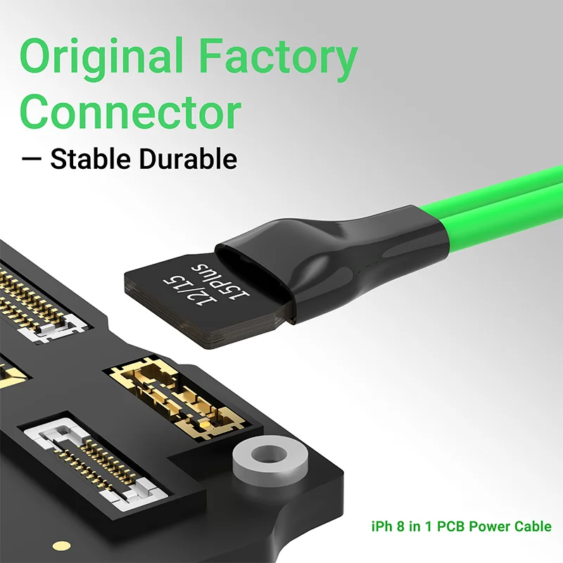 2UUL PW05 PCB 버전 8 in 1 전원 케이블 고효율 감지 아이폰 8-16PM 전원 공급 수리 테스트 도구