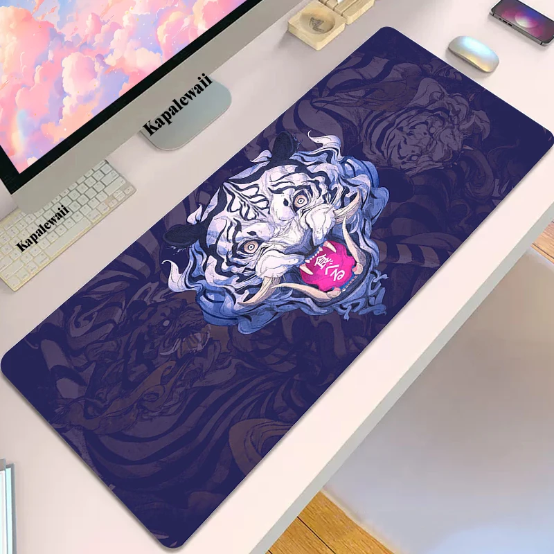 

HD Print Oni Mousepad Large Mouse Pad Gaming Mousepad Locking Edge Mouse Mat Keyboard Pads Rubber Desk Mat alfombrilla 1200x600