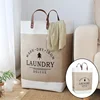 Fabric Laundry Basket Folding Storage Basket Household Storage Box Portable Large Capacity Laundry Basket Dirty Clothes Basket 2
