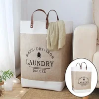 Fabric Laundry Basket Folding Storage Basket Household Storage Box Portable Large Capacity Laundry Basket Dirty Clothes Basket 2