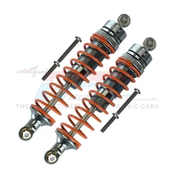 Premium Metal Front Shock Absorber, 102MM, Enhanced Upgrade Parts (Light Grey)