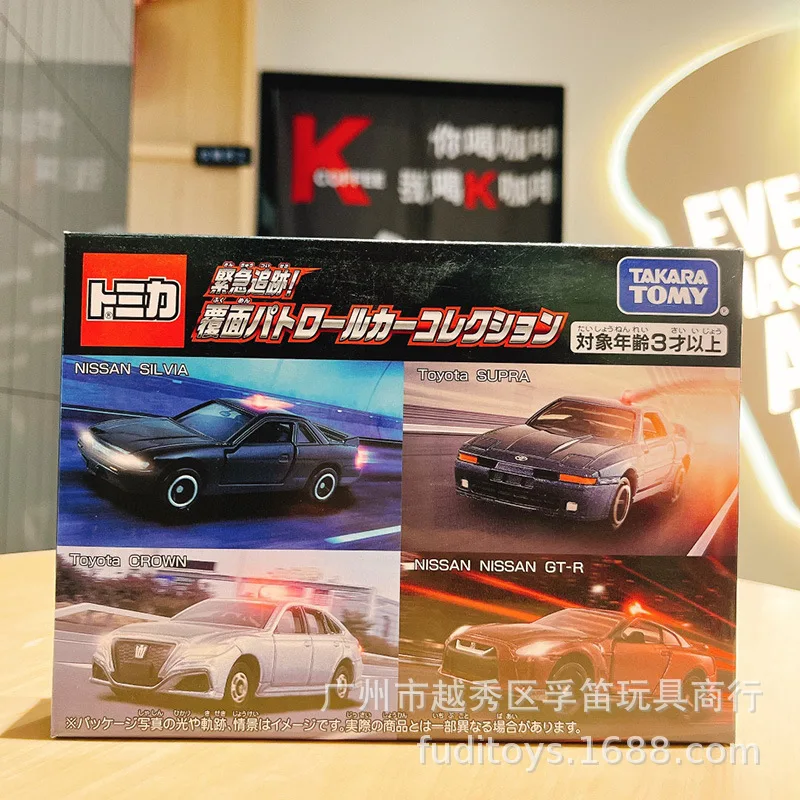 

TAKARA TOMY tomica Premium TP Обычная Полицейская машина комбинированная Золотая игрушка Рождественский праздничный подарок для детей, подарок для мальчиков