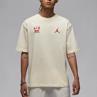 Nike officiel JORDAN hommes col rond respirant ample Simple T-shirt à manches courtes HQ1575-113 1