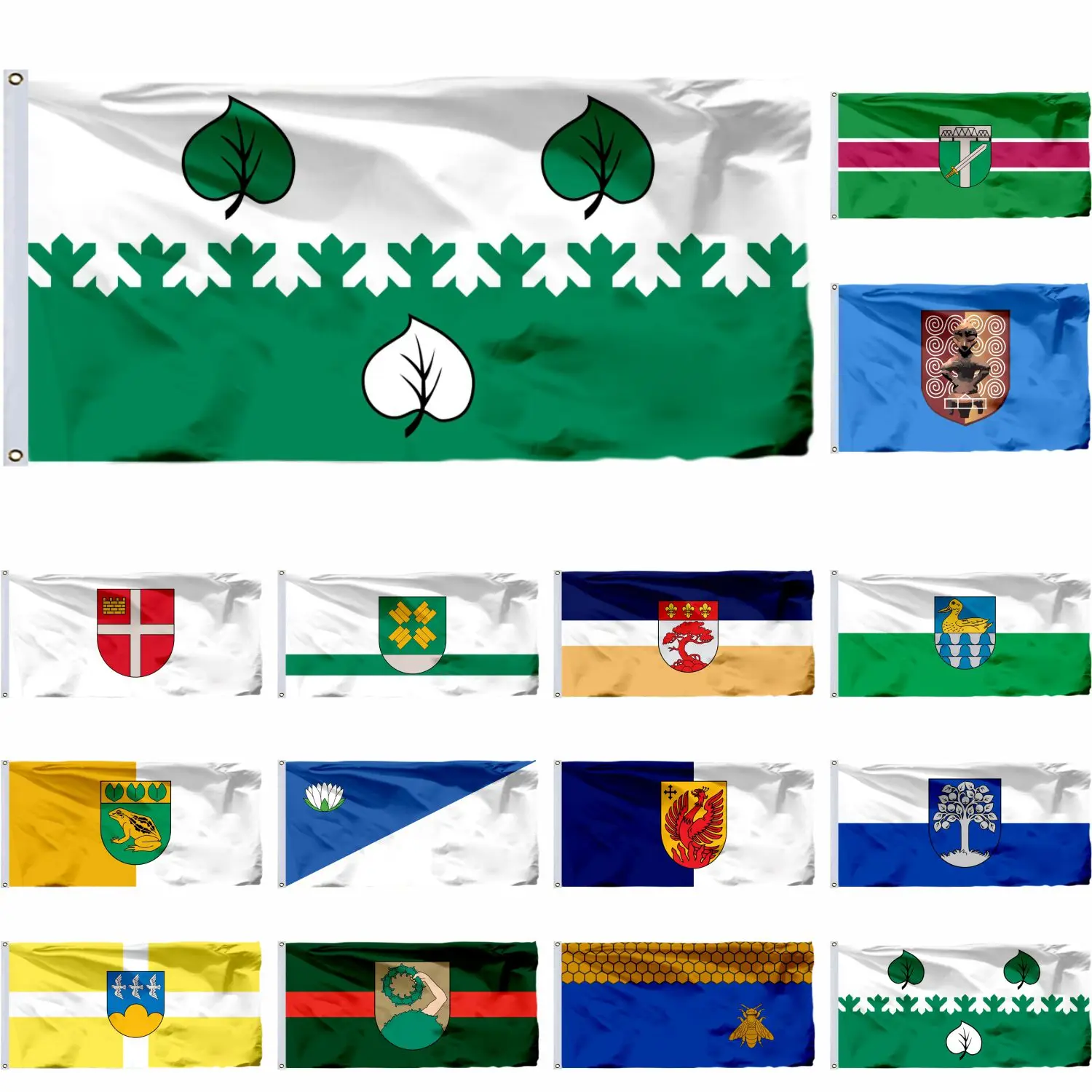 

Latvia Aloja State Flag Baloži and Brocēni 3X5FT Dagda of Daugavpils 90X150CM Durbe Banner Ikšķile Kalnciems Lubāna Pāvilosta
