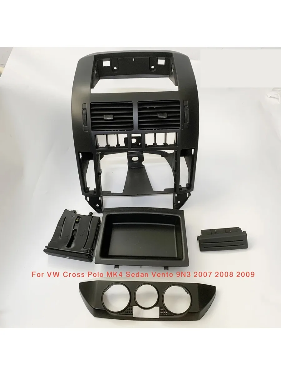 Kit Di Cruscotto Custom-Made Air Vent Central Console Panel Cover Air Vent Card Slot Cup Holder Debis Box Per Vw Polo 9N Polo