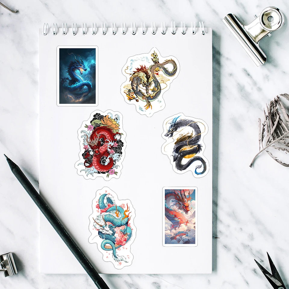 ERREINGE - Adesivo 35 cm DRAGO - Sticker PVC | Decal