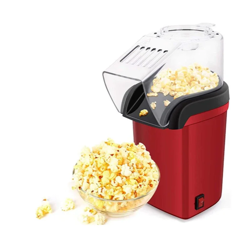 Home Kitchen Kids Gift Electric Corn Popcorn Maker Household DIY Automatic Mini Hot Air Popcorn Making Machine